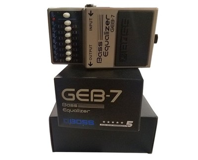 Boss GEB-7 7-Band Graphic Bass Equalizer Pedal - Open Box