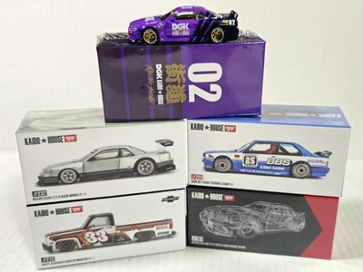 Kaido House x DGK Nissan Skyline GT-R R34 V1 Purple  KHMG140 ( 5 Cars Lot )