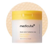 Medicube Kojic Acid Turmeric Toner Pads for Troubled Skin, 70 Pads NEW