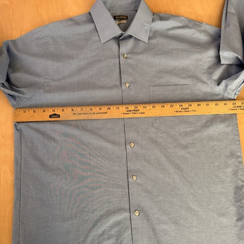 Van Heusen Regular Fit faltenfreies Langarm Button Down Hemd 16 16,5 32/33 - Bild 5 von 7
