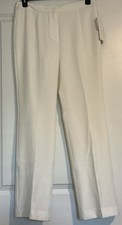 Kasper Kate Women  s Pants/Classic Fit Vanilla Ice/Sits At Waist/Relaxed/Sz 6 NWT