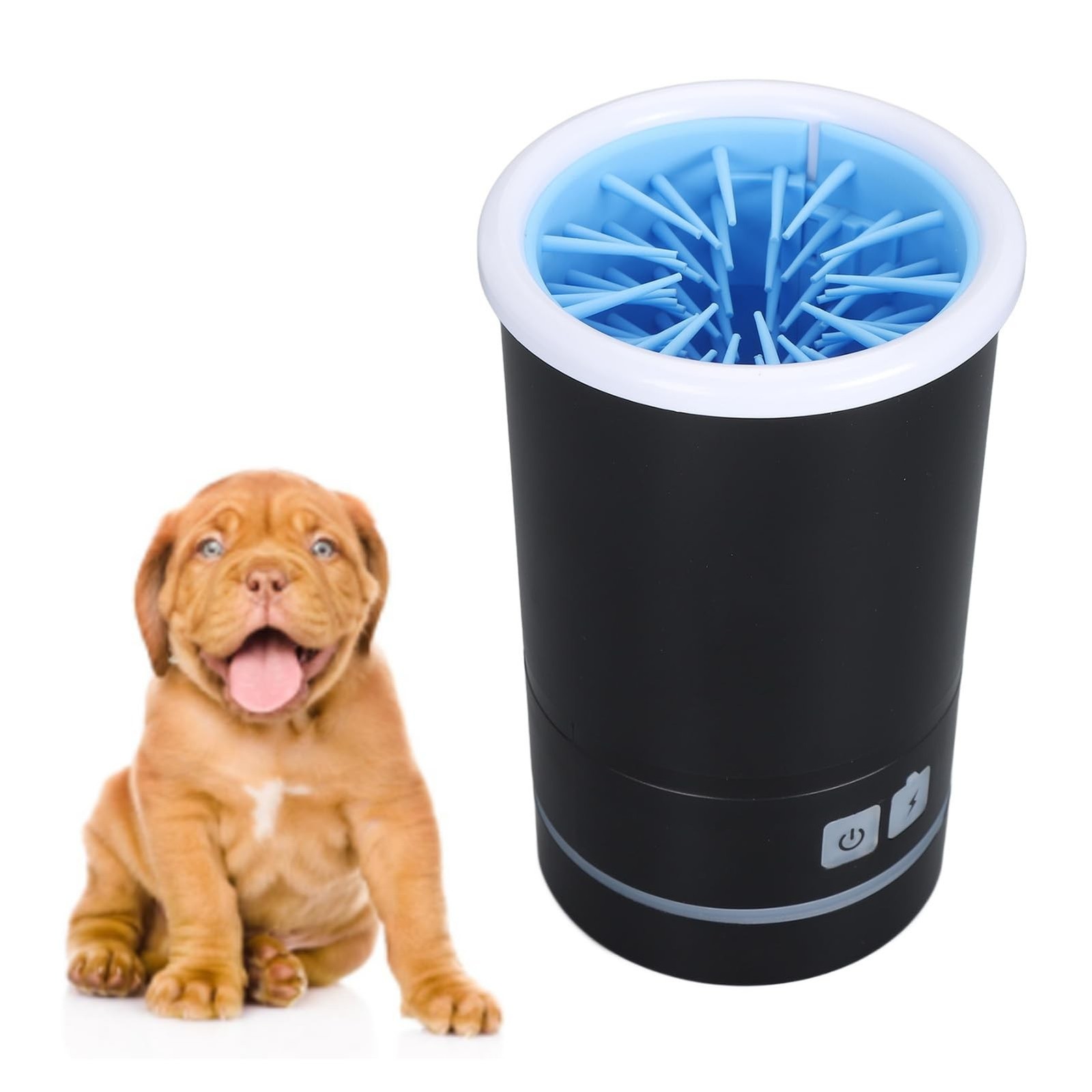 Automatic Dog Cleaner, Soft Electric Washer USB Rechargeable Portable Cleaner...