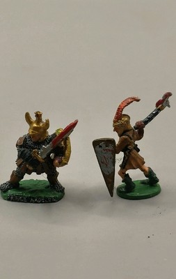 Vintage Games Workshop pre slotta elf prince ardelon & 1 Elf - Painted - Metal