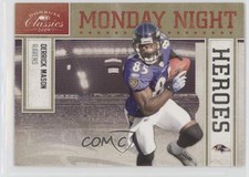 2009 Donruss Classics Monday Night Heroes Gold 5/100 Derrick Mason #7 0t2