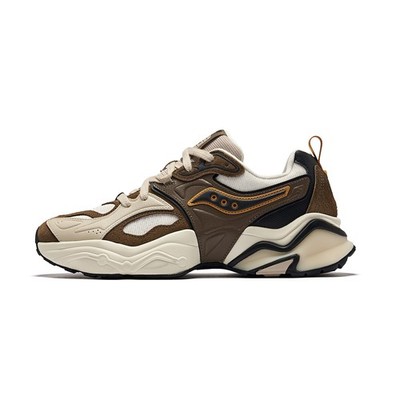 Saucony STABIL RE Low Top Running Shoes Unisex Brown Beige Black - S79055-2