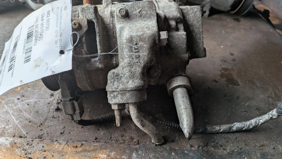 Used A/C Compressor fits: 2014 Ford Explorer 3.5L w/o turbo Grade A - Imagem 4 de 4