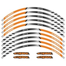 17 Reflective Rims Tape Wheel Rim Decal Strips Trim Sticker For Honda Cbr600rr