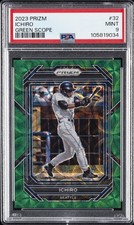 2023 PANINI PRIZM GREEN SCOPE #32 ICHIRO 66/75 PSA 9
