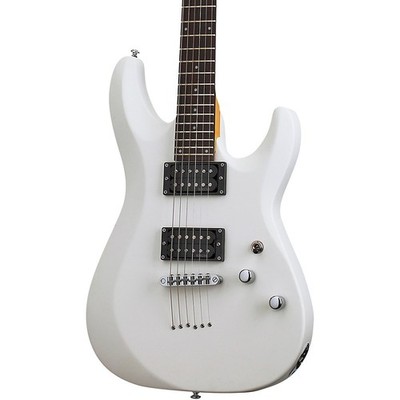 Schecter Guitar Research C6 Deluxe Electric Guitar Satin White
