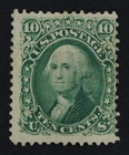 CKStamps: US Stamps Collection Scott#68 12c Washington Mint Small Part Gum