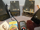 ART DECO VINTAGE BOX CAMERA LOT (4) W/ Light meter  & Orig. Pamphlet — photo 4