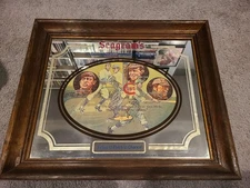 Seagram’s Mirror Seven Crowns Sports Collection Chicago Cubs Tinker Evers Chance