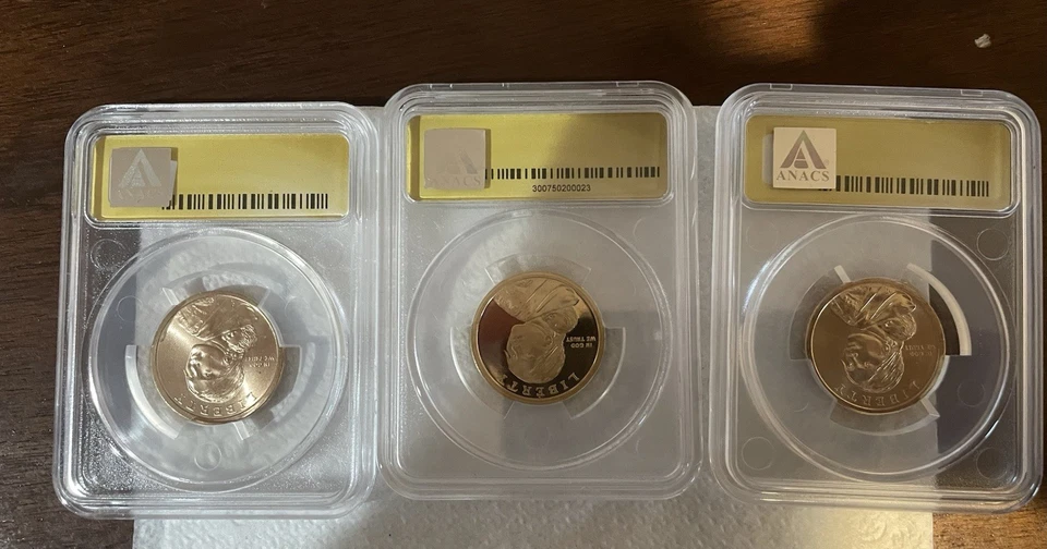 2009 ANACS Native American Dollar SP 69 Set - Image 2 of 2