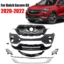 Front Bumper Cover Grille Assembly Kit Complete For Buick Encore GX 2020-2023