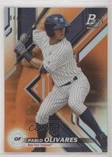 2019 Bowman Platinum Wal-Mart Top Prospects Orange Foil 4/25 Pablo Olivares a8r