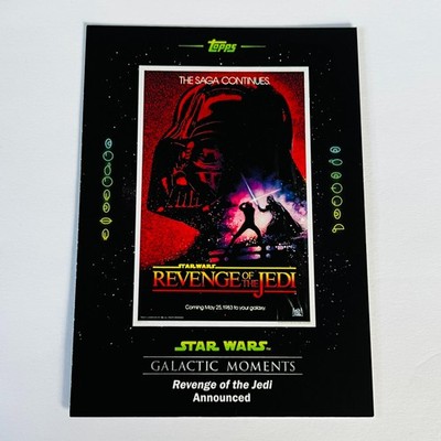 2016 Topps Star Wars Card Trader Galactic Moments GM­ 13 Revenge of the Jedi