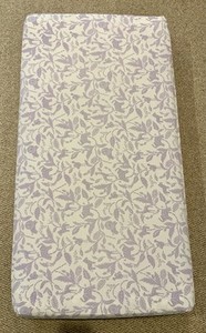 2 Pottery Barn Kids Baby Purple Floral Animal Print & Dottie Fitted Crib Sheets