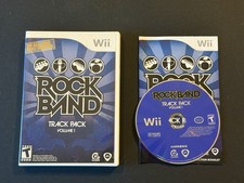 Rock Band Track Pack: Volume 1 - Nintendo Wii - CIB With Manual 