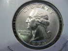 1954 S Washington Silver Quarter Dollar Gem BU+! #2252602
