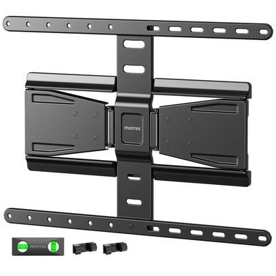 monTEK 0.77'' Ultra Slim TV Wall Mount for 43-90 Inch TVs, Swivel & Tilt & Lev...