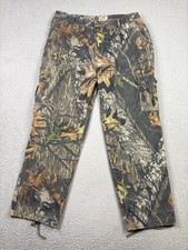 VTG Mossy Oak Pants Mens 40x31 Camo Cargo Break-Up Flannel Hunting Outdoor Y2K