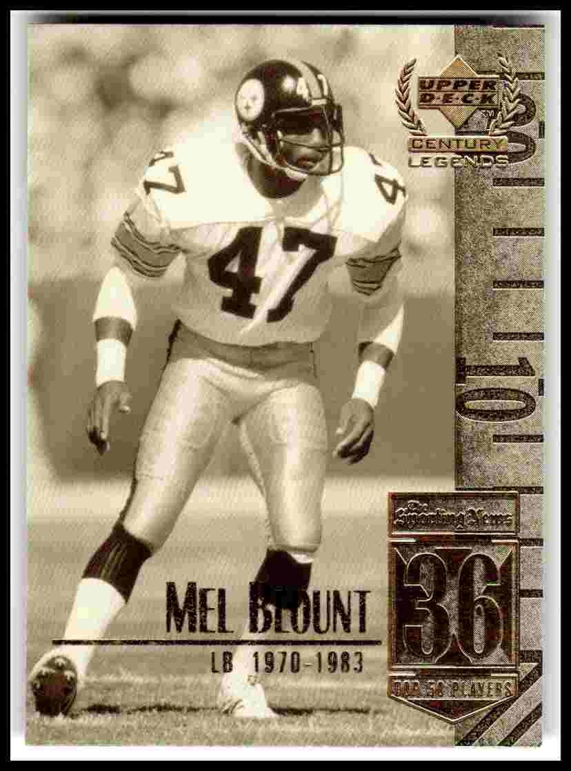 1999 Upper Deck Century Legends #36 Mel Blount