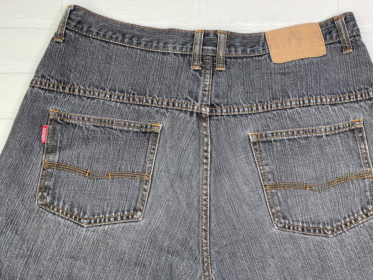 Joker Jean Shorts Men's 36 Baggy Streetwear Hip Hop Denim