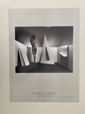 CHRISTIAN COIGNY, MALE MODEL,RARE , AUTHENTIC 1980's ART PRINT | eBay