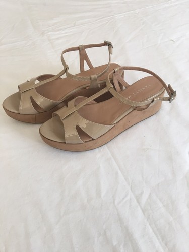 Vanila Moon Ladies Brand New Beige Patent Leather ( Dacia Wedge) Size 7/40(BX36) - Picture 9 of 12