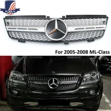 Front Grille Grill Star For Mercedes Benz W164 2005 2006-2008 ML350 ML500 ML550