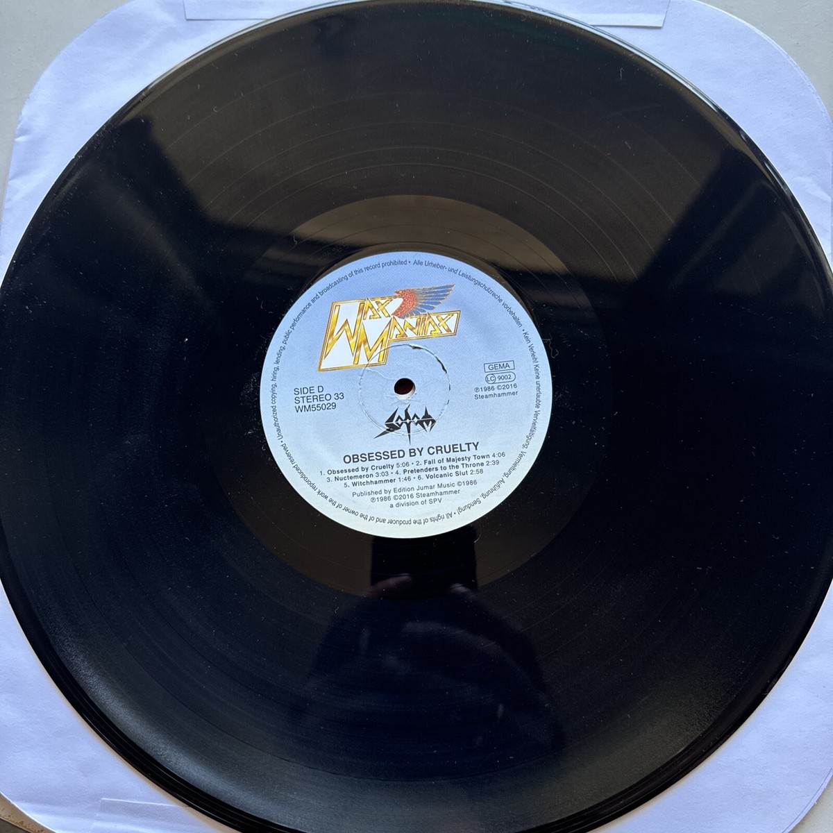 【新品未使用】【Wax Maniax】Sodom / Obsessed By C Sodom Obsessed By Cruelty Black Vinyl 2LP '86 US And German