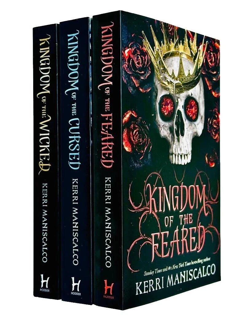 Kerri Maniscalco Kingdom of the Wicked Series 3 Books Set Cursed, Wicked