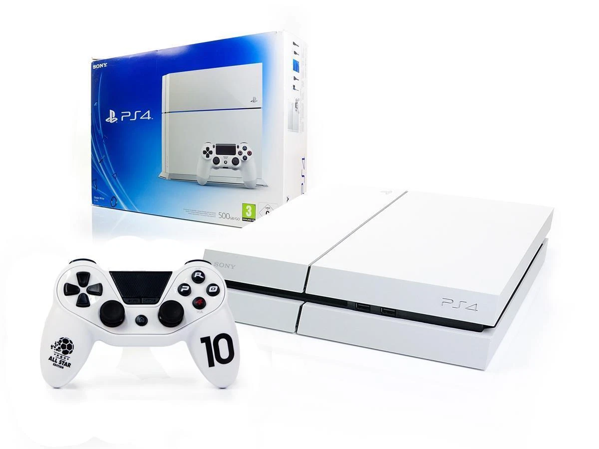Sony PS4 Konsole 500GB - WEISS + Controller Playstation 4 