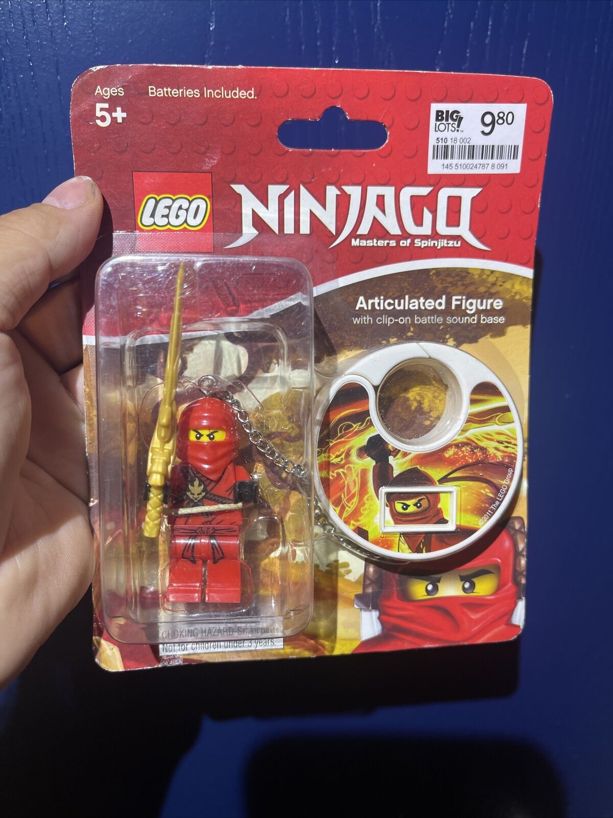 Lego Ninjago Masters Of  Spinjitzu Kai  Articulated Figure clip battle base 1648