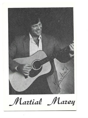 MAREY MARTIAL GUITARIST WITH AUTOGRAPH