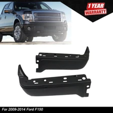 Rear Bumper Ends Steel Fit For Ford F150 2009-2014 LH RH Pair Primered Black