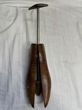 Vintage Brown Wooden Metal Lengthen Shoe Stretcher Adjustable Shoe Expander