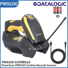 Datalogic PowerScan PM9100 Handheld Wireless Barcode Scanner 1D Linear Reader