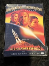 Armageddon DVD, 1998 Widescreen Bruce Willis Factory Sealed Free Shipping