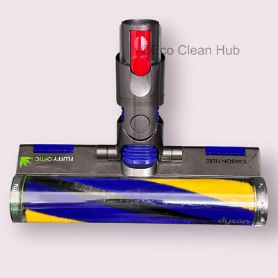 DYSON GENUINE FLUFFY OPTIC CARBON FIBRE GEN LASER HEAD V12 CLEANER
