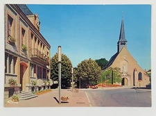 The Town Hall and the church Sully-Sur-Loire France Postcard Unposted