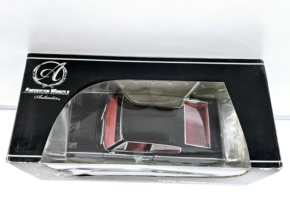RC2 ERTL American Muscle Authentics 1966 Dodge Charger Black 1:18 New - Image 4 of 4