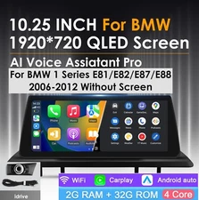 10.25 Android13 Screen CARPLAY UPGRADE For BMW 1 Series E81-E87 2005-2012 Idrive