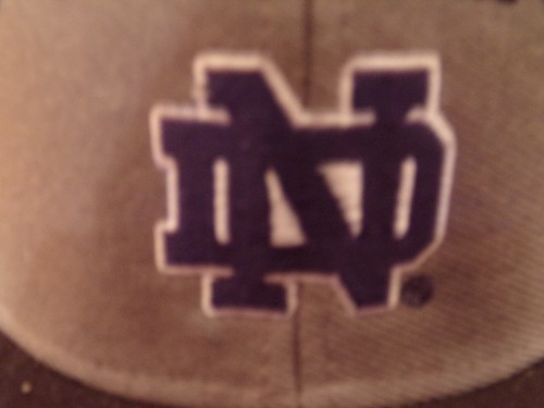 UNIVERSITY of NOTRE DAME Fighting Irish 2013 BCS Hat SnapBack OSFM $29.99 NWT - Picture 2 of 13