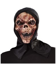 Forum Novelties - Skull Mask with hood - Halloween Accessories - One Size