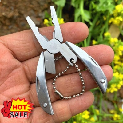 Mini Camping Outdoor Multi Tool Folding Screwdriver Plier Pocket ToolDE
