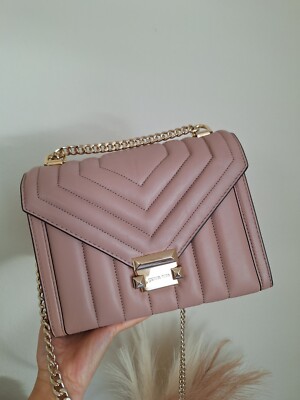 NWT Michael Kors Whitney Large Quilted Leather convertible