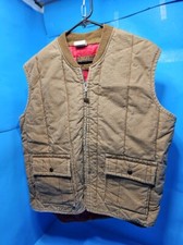 Vintage Walls Zero Zone Insulated Brown Mens Vest Size XL MADE IN USA
