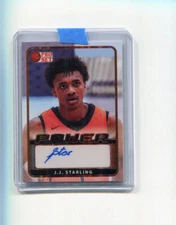 2021-22 Leaf Pro Set Power Autographs Bronze J.J. Starling Rookie Auto