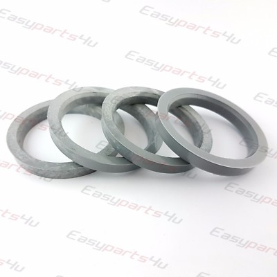 4 Anelli Di Centraggio 60.1-57.1 Mm - Grigio Scuro, Qualità Tedesca, Per Meccanica Di Precisione - Foto 4